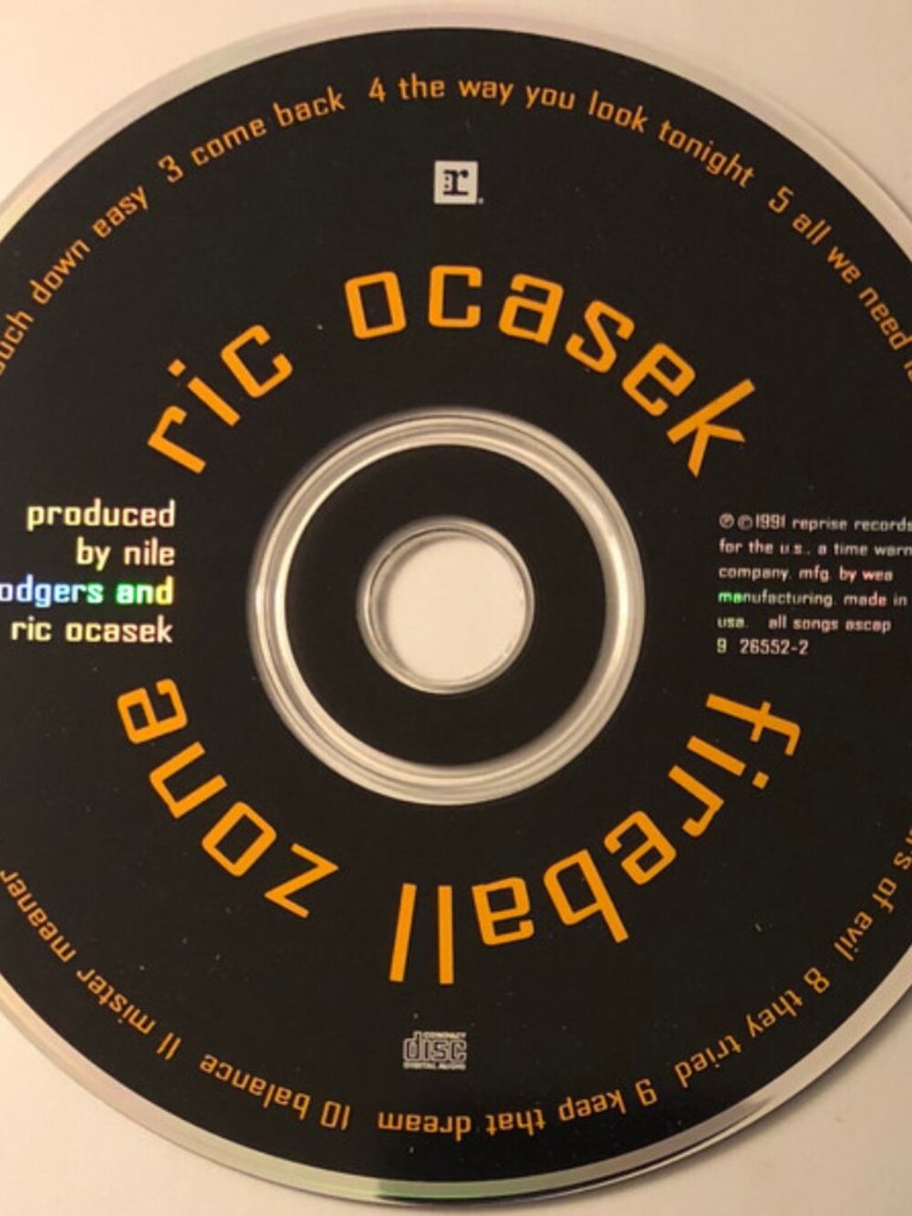 5/$15 Ric Ocasek - Fireball Zone CD - Picture 2 of 3
